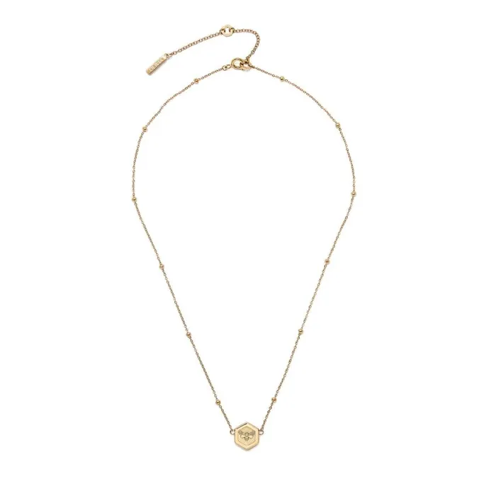 Necklaces Women Olivia Burton Minima Bee Gold Pendant Necklace