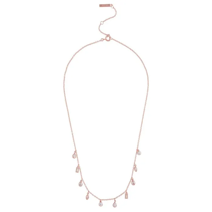 Necklaces Women Olivia Burton Rose Gold Crystal Charm Necklace