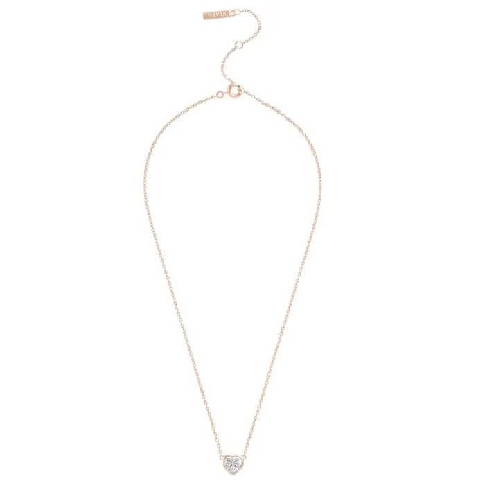 Necklaces Women Olivia Burton Rose Gold Heart Necklace