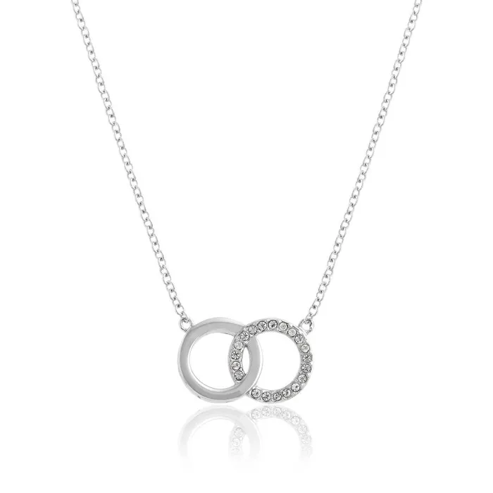 Necklaces Women Olivia Burton Silver Interlink Necklace