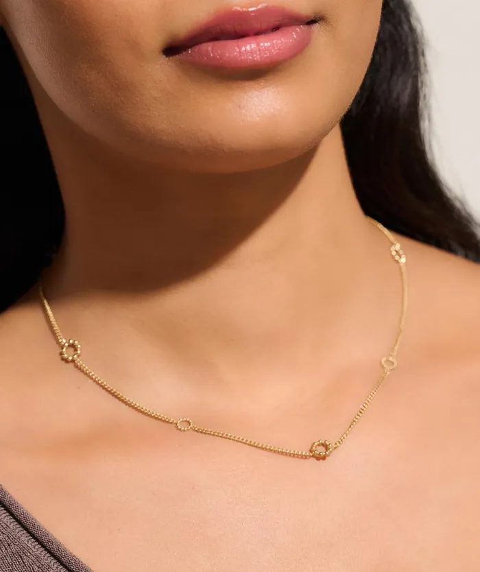 Necklaces Women Olivia Burton Vintage Bead Gold Necklace