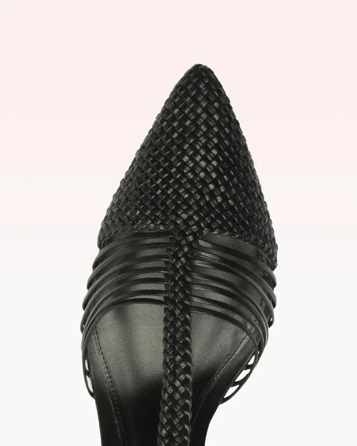 Nessa Woven 60 Black Women Alexandre Birman Pumps