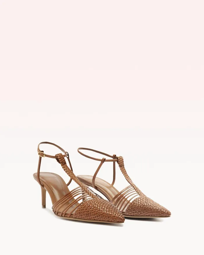 Nessa Woven 60 Espresso Women Alexandre Birman Pumps