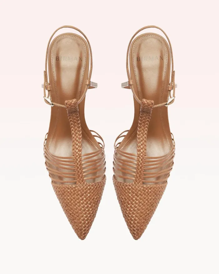 Nessa Woven 60 Espresso Women Alexandre Birman Pumps