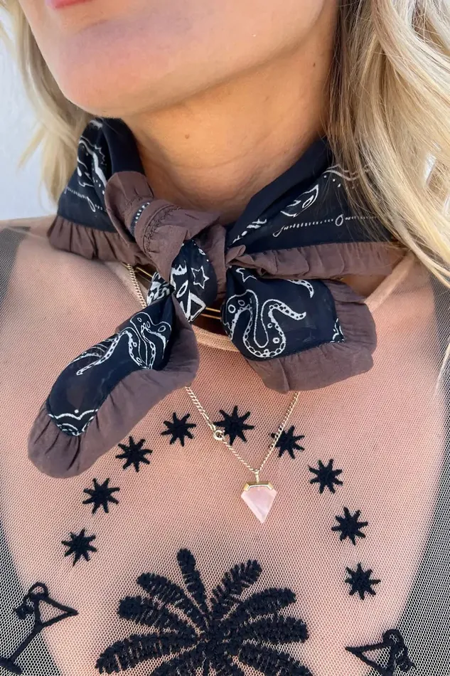 Never Fully Dressed Accessories Running Wild Bandana With Ruffle 8211 Women