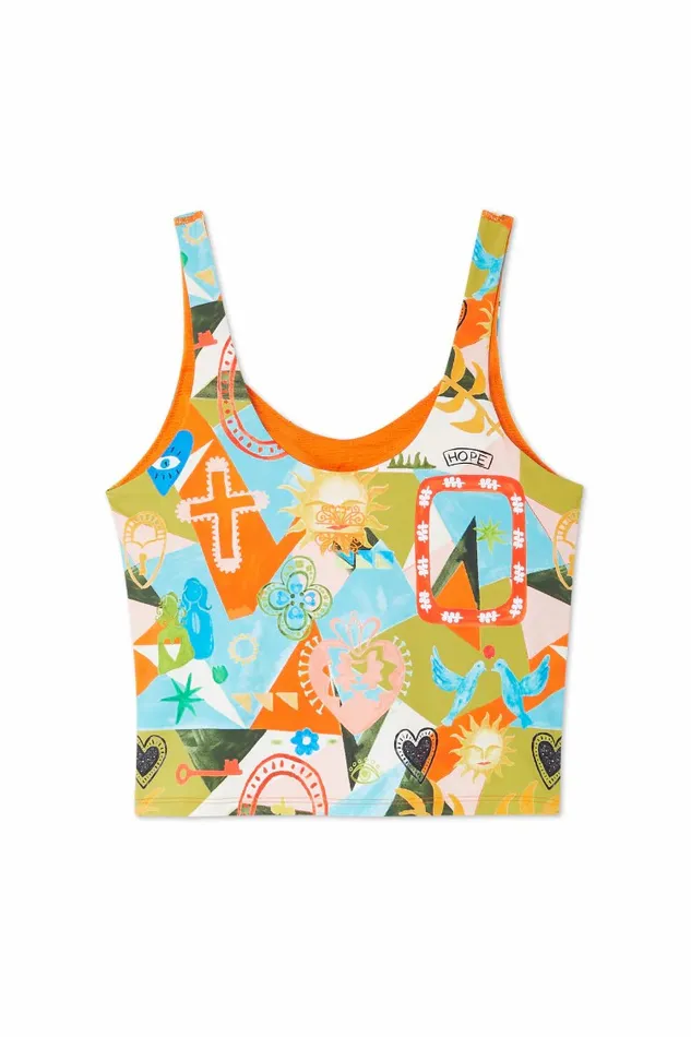 Never Fully Dressed Activewear Hope Bright Ruched Sports Top 8211 Women