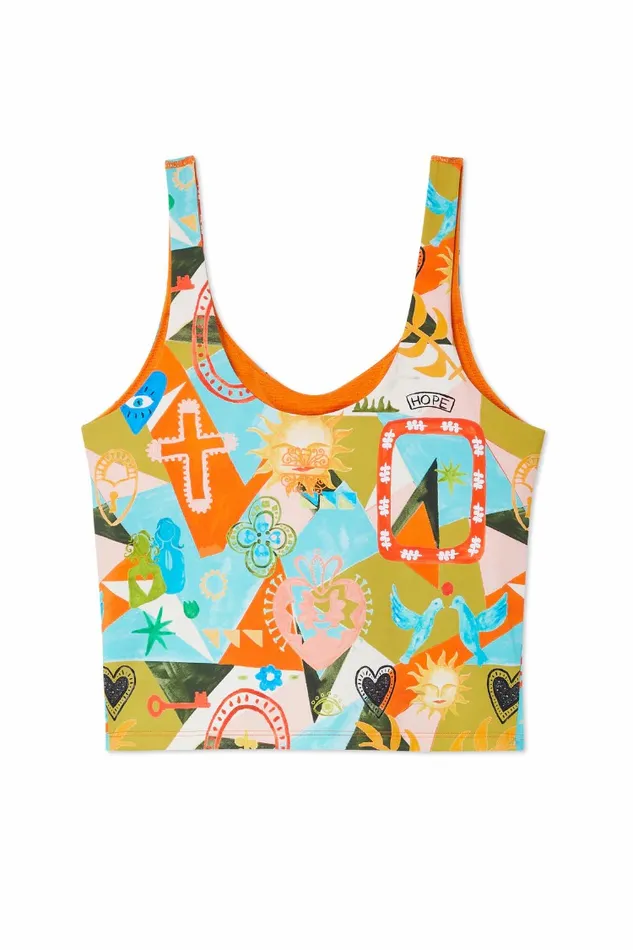 Never Fully Dressed Activewear Hope Bright Ruched Sports Top 8211 Women