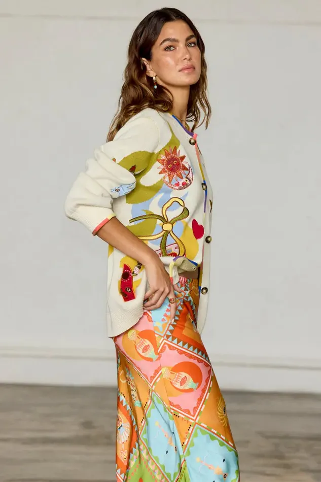 Never Fully Dressed Knitwear Multi Enchanted Cardigan 8211 Women