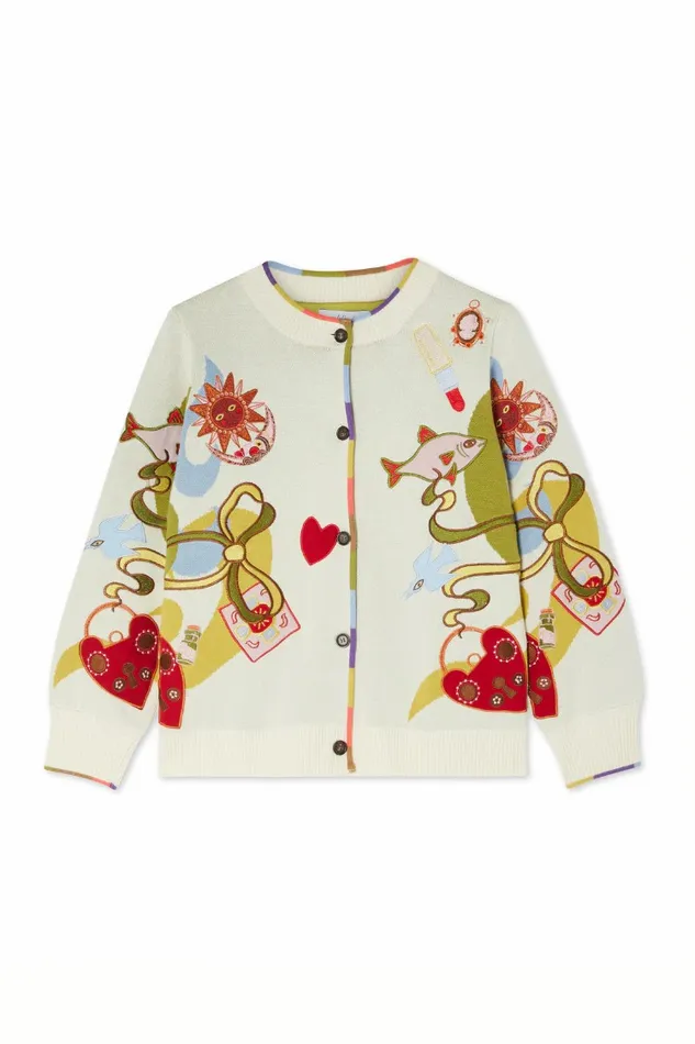 Never Fully Dressed Knitwear Multi Enchanted Cardigan 8211 Women