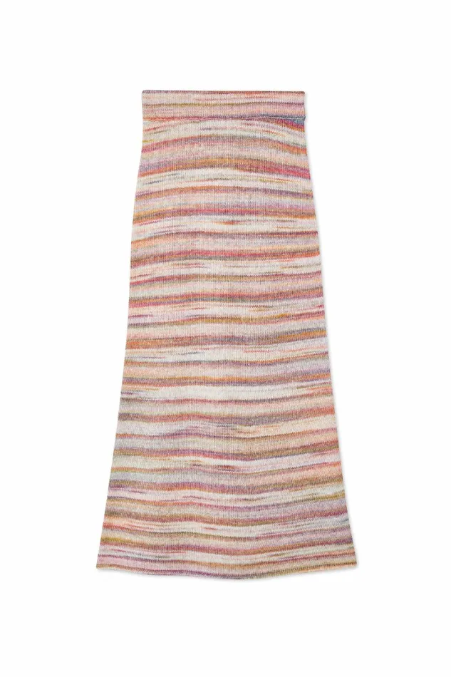Never Fully Dressed Knitwear Multi Stripe Knit Skirt 8211 Women
