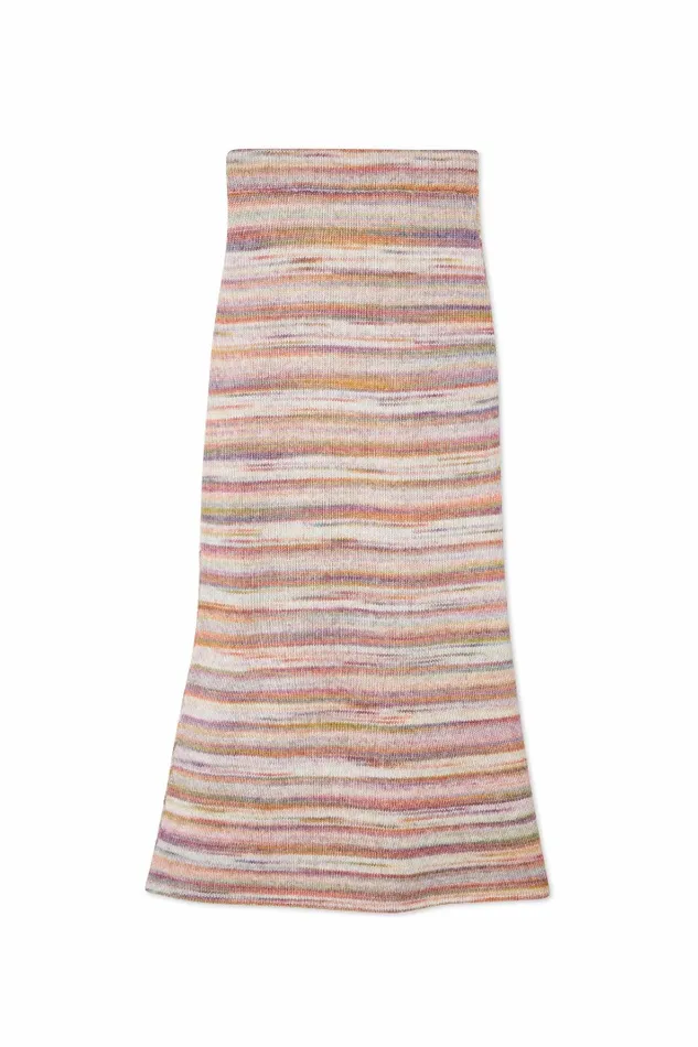 Never Fully Dressed Knitwear Multi Stripe Knit Skirt 8211 Women