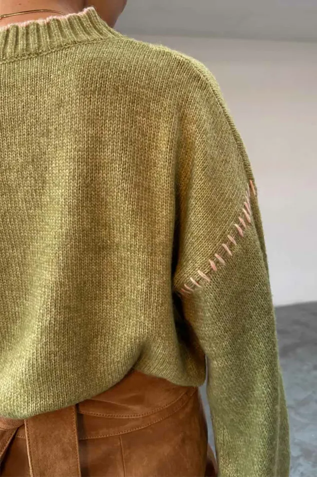 Never Fully Dressed Knitwear Olive Virgo Jumper 8211 Women