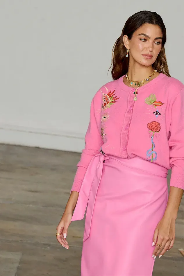 Never Fully Dressed Knitwear Pink Enchanted Cardigan 8211 Women