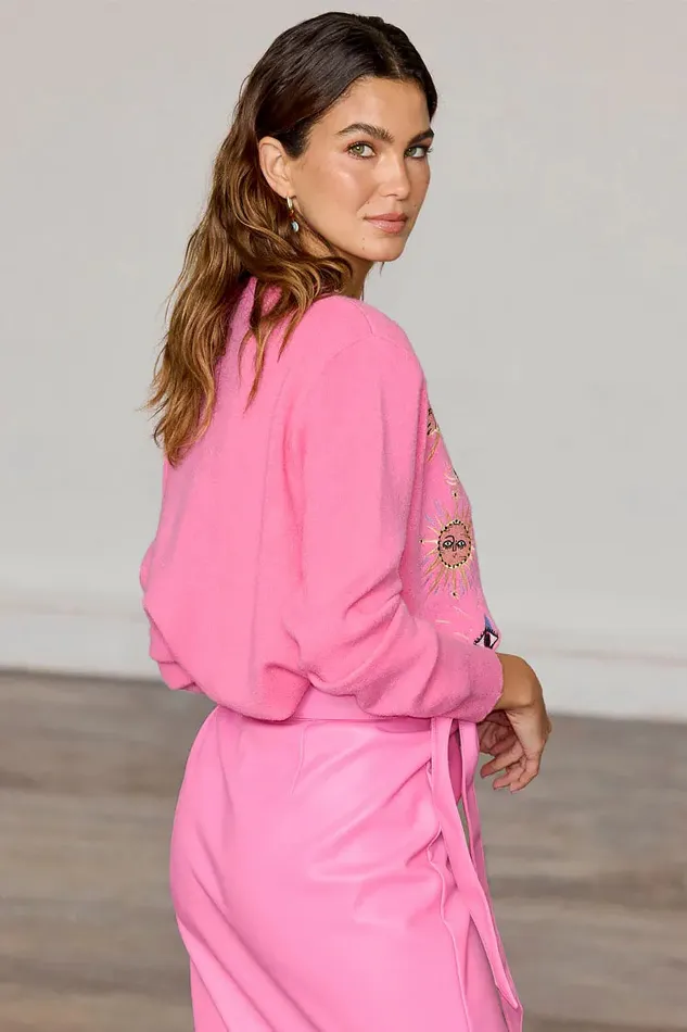 Never Fully Dressed Knitwear Pink Enchanted Cardigan 8211 Women