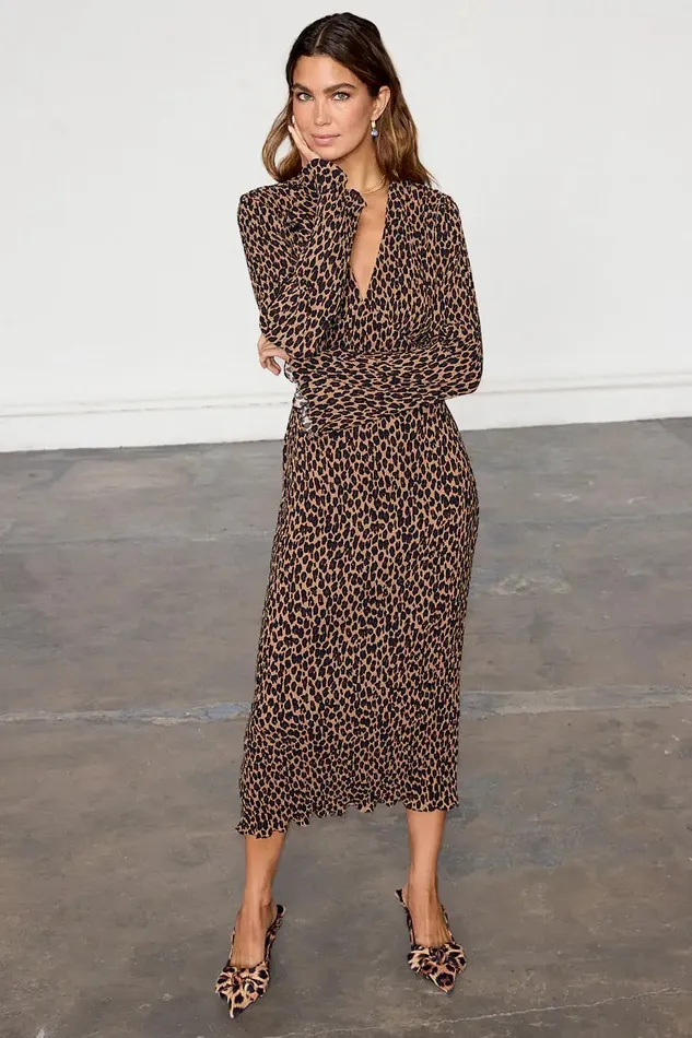 Never Fully Dressed Leopard Print Leopard Celeste Dress 8211 Women