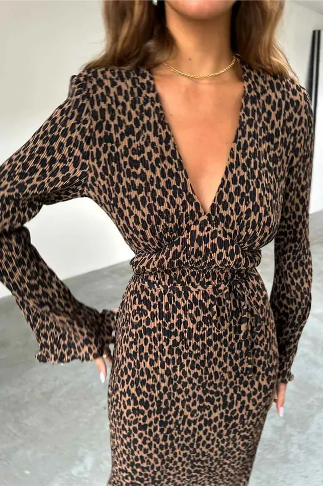 Never Fully Dressed Leopard Print Leopard Celeste Dress 8211 Women