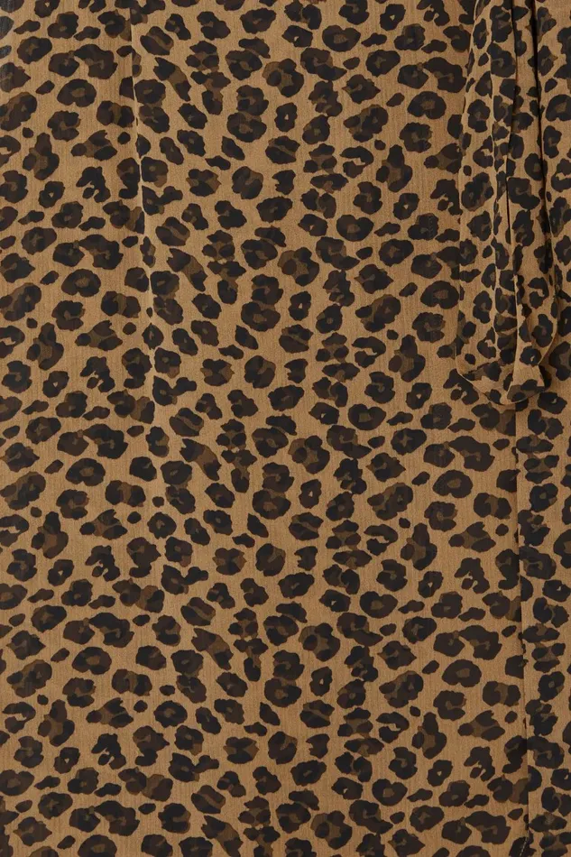 Never Fully Dressed Leopard Print Leopard Lucia Sheer Wrap Dress 8211 Women