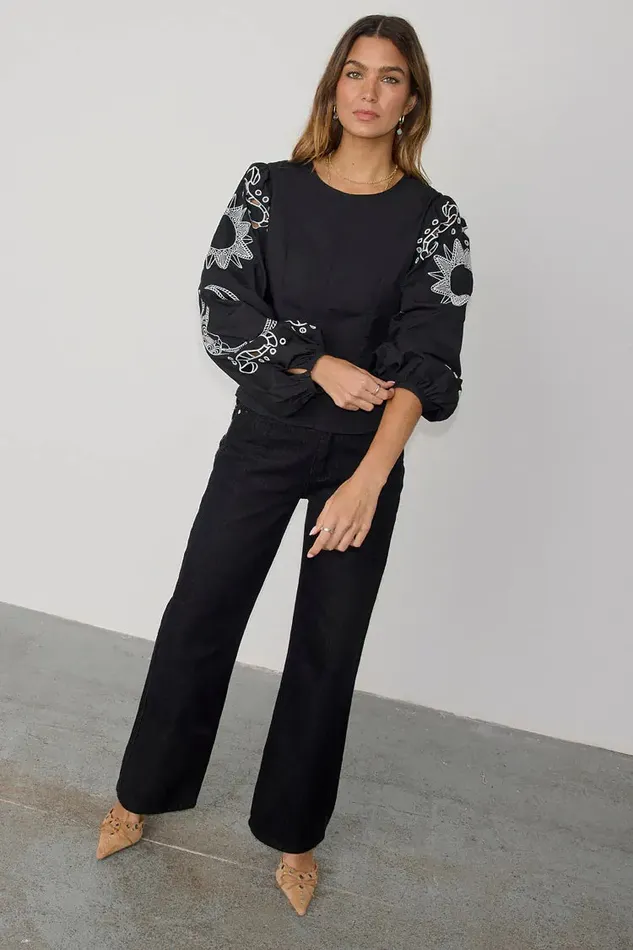 Never Fully Dressed Modest Dressing Black Enchanted Lillie Top 8211 Women