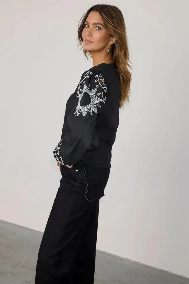 Never Fully Dressed Modest Dressing Black Enchanted Lillie Top 8211 Women