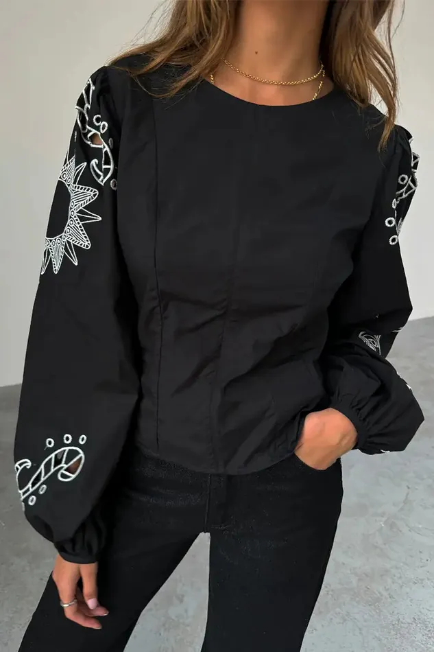 Never Fully Dressed Modest Dressing Black Enchanted Lillie Top 8211 Women