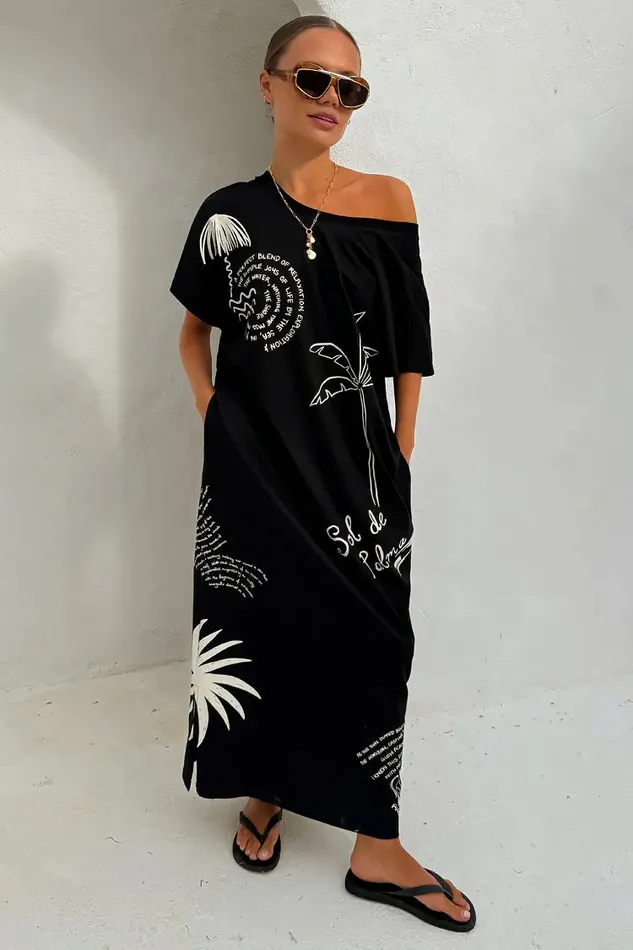 Never Fully Dressed Newness Black Palma T Shirt Dress 8211 Women