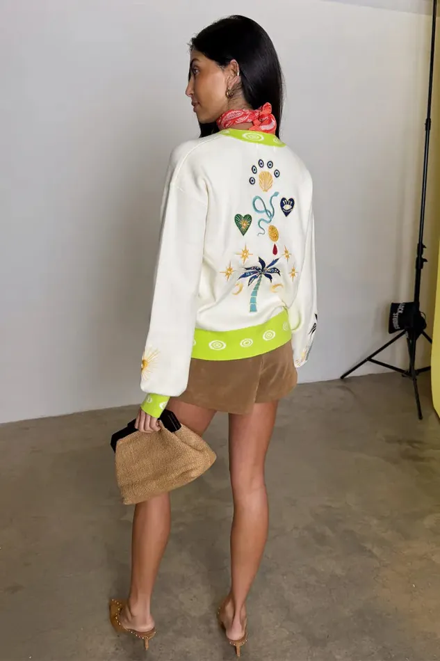 Never Fully Dressed Newness Cream Charms Forrest Cardigan 8211 Women