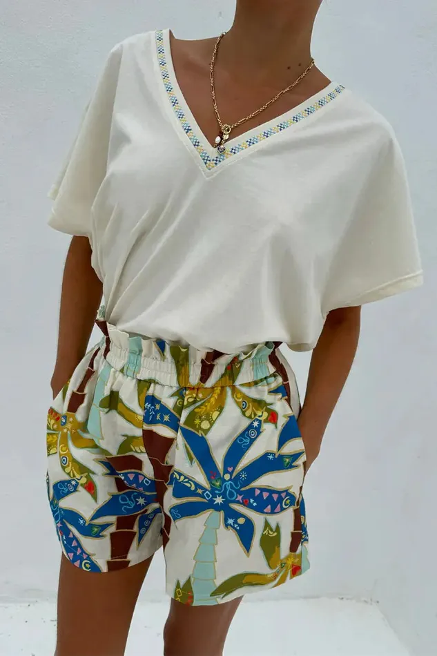 Never Fully Dressed Newness Palm Elissa Shorts 8211 Women