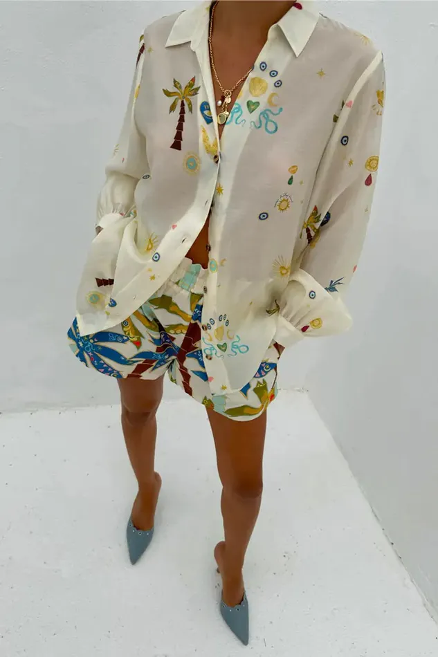 Never Fully Dressed Newness Palm Elissa Shorts 8211 Women