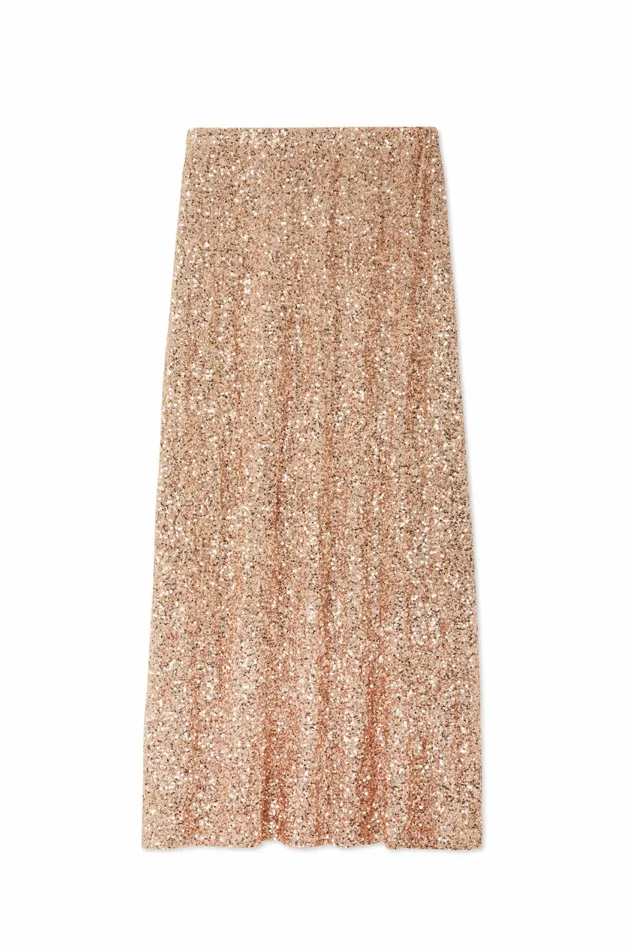 Never Fully Dressed Nfd Classics Gold Sequin Dorris Skirt 8211 Women Never Fully Dressed Nfd Classics Gold Sequin Dorris Skirt 8211 Women