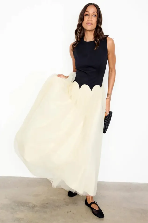Never Fully Dressed Petite Black And Cream Monika Dress Petite 8211 Women