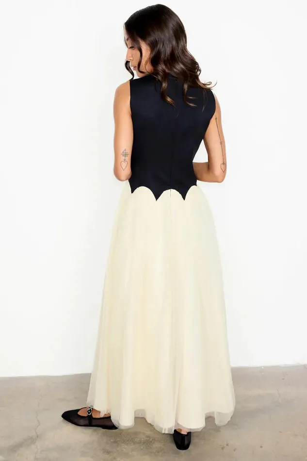 Never Fully Dressed Petite Black And Cream Monika Dress Petite 8211 Women