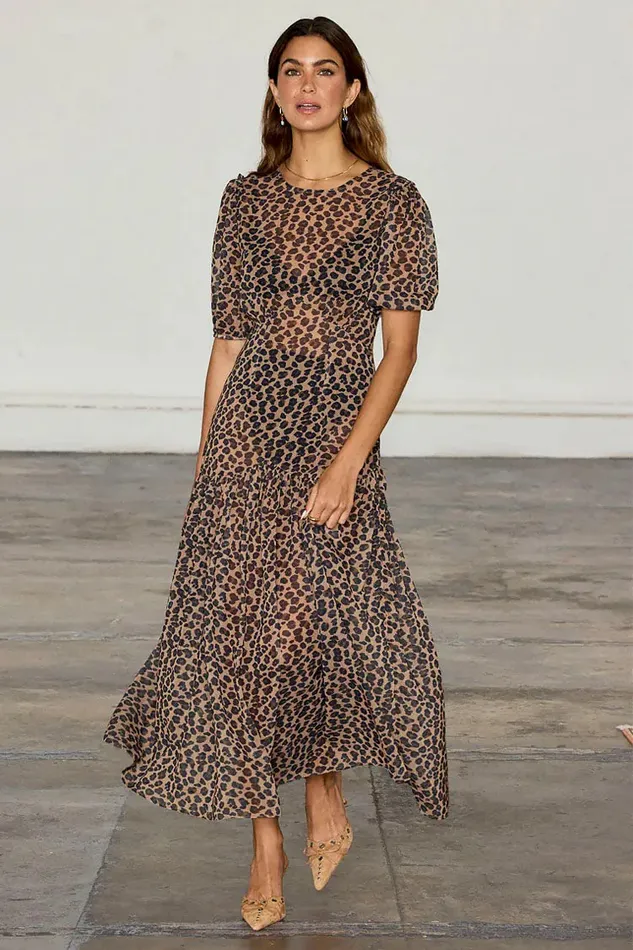 Never Fully Dressed Petite Leopard Lucia Dress Petite 8211 Women