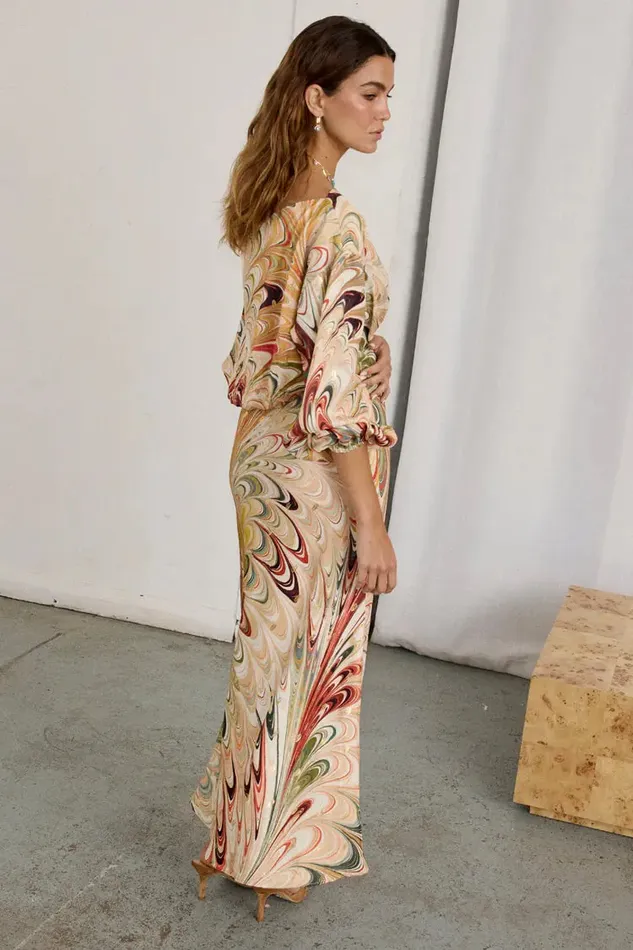 Never Fully Dressed Petite Multi Marble Tilly Dress Petite 8211 Women