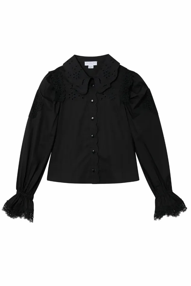Never Fully Dressed Shirts Black Sicily Shirt 8211 Women