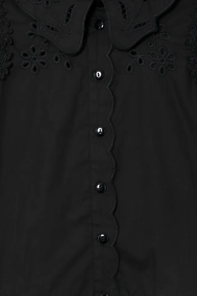 Never Fully Dressed Shirts Black Sicily Shirt 8211 Women