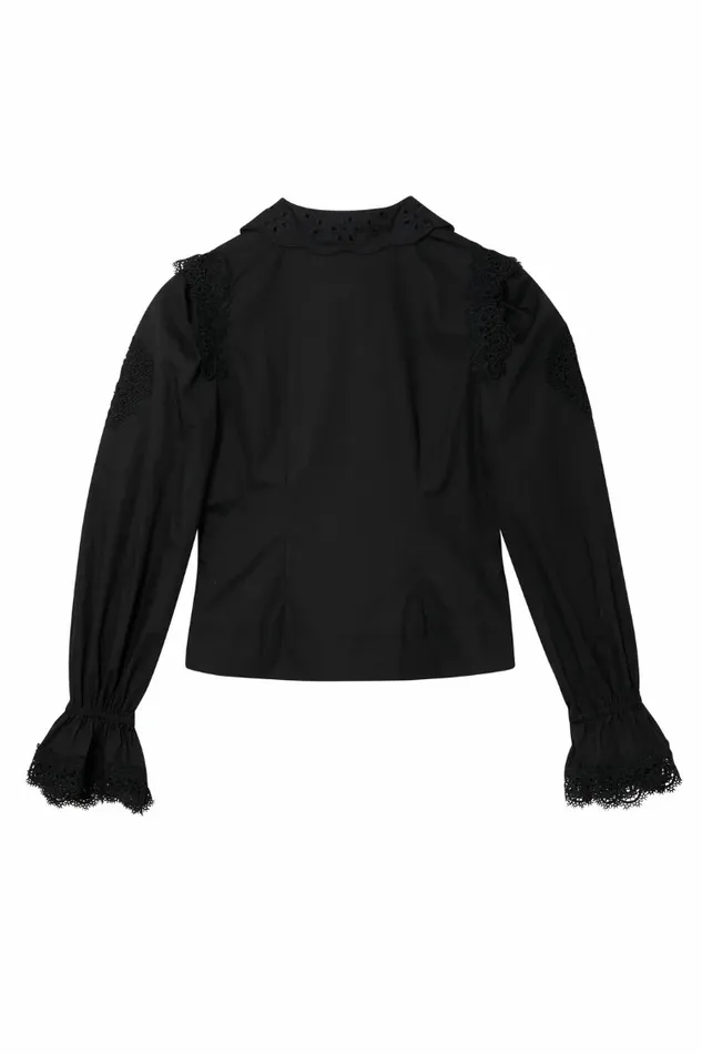 Never Fully Dressed Shirts Black Sicily Shirt 8211 Women