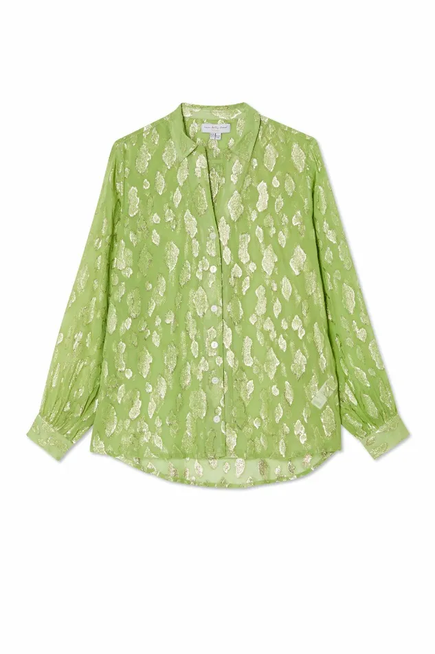 Never Fully Dressed Shirts Green Jacquard Miley Shirt 8211 Women