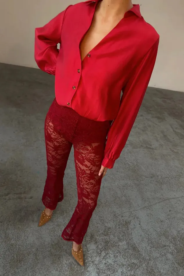 Never Fully Dressed Shirts Red Miley Shirt 8211 Women