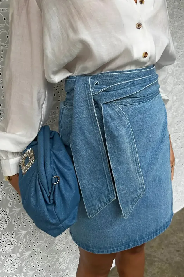 Never Fully Dressed Skirts Denim Mini Jaspre Skirt 8211 Women