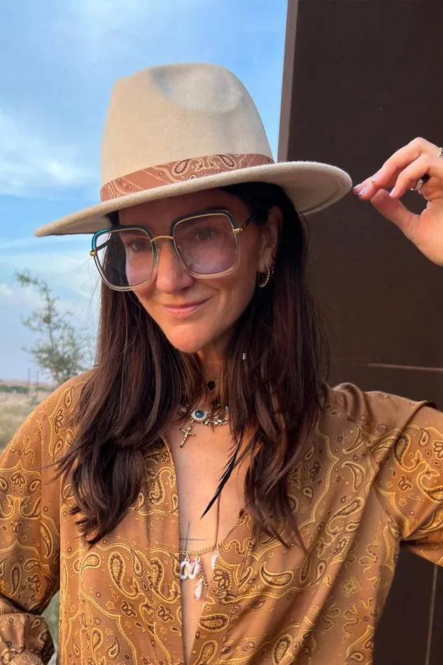 Never Fully Dressed Swim Blue Tint Lucy Square Sunglasses 8211 Women