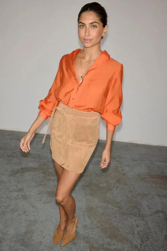 Never Fully Dressed Swim Orange Miley Shirt 8211 Women