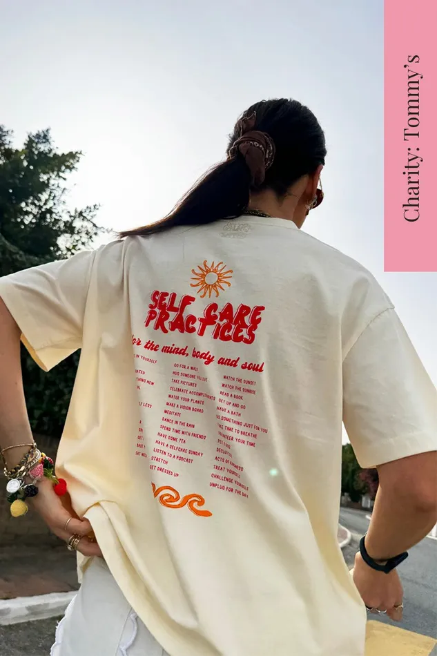 Never Fully Dressed Tops and TShirts Cream Mind Body And Soul TShirt 8211 Women