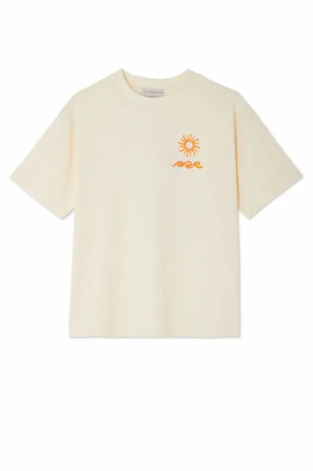 Never Fully Dressed Tops and TShirts Cream Mind Body And Soul TShirt 8211 Women