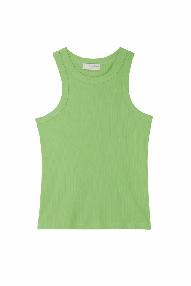 Never Fully Dressed Tops and TShirts Green Ribbed Tank Top 8211 Women