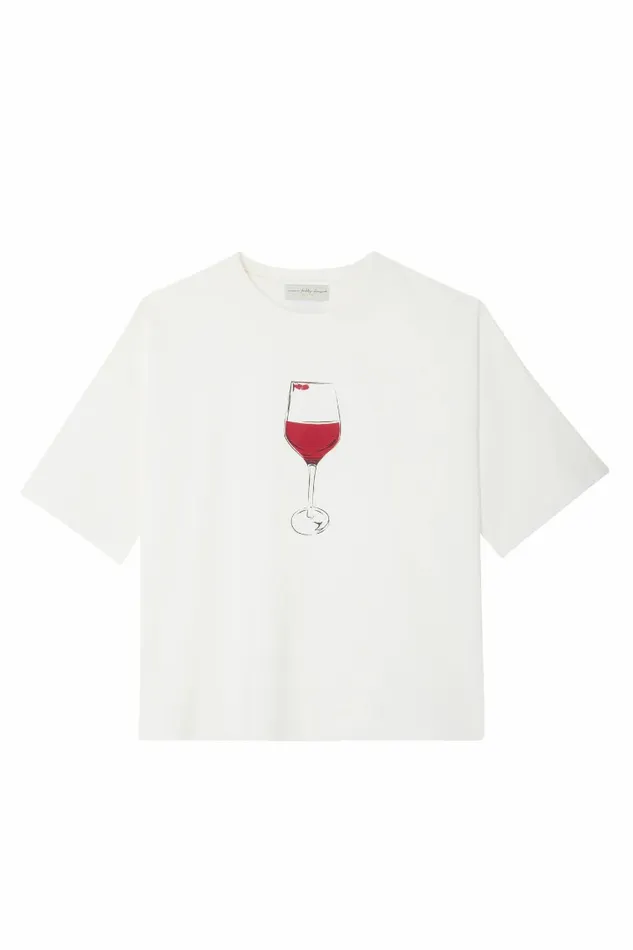 Never Fully Dressed Tops and TShirts Vino TShirt 8211 Women