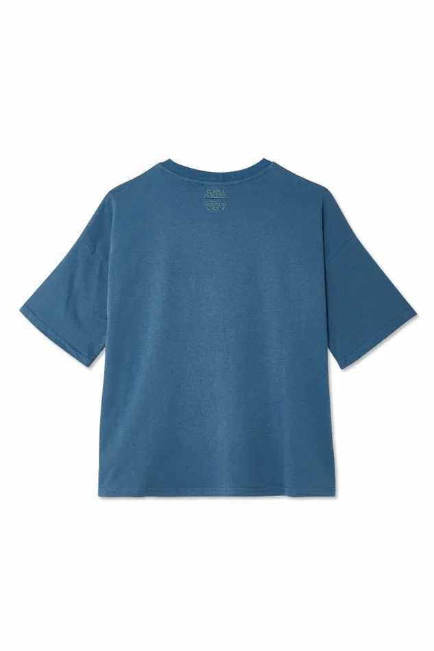 Never Fully Dressed Tops and TShirts Washed Blue NFD TShirt 8211 Women