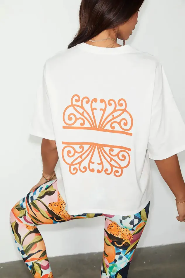 Never Fully Dressed Tops and TShirts White Logo Tshirt 8211 Women