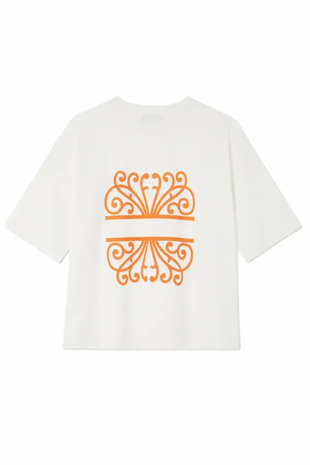 Never Fully Dressed Tops and TShirts White Logo Tshirt 8211 Women