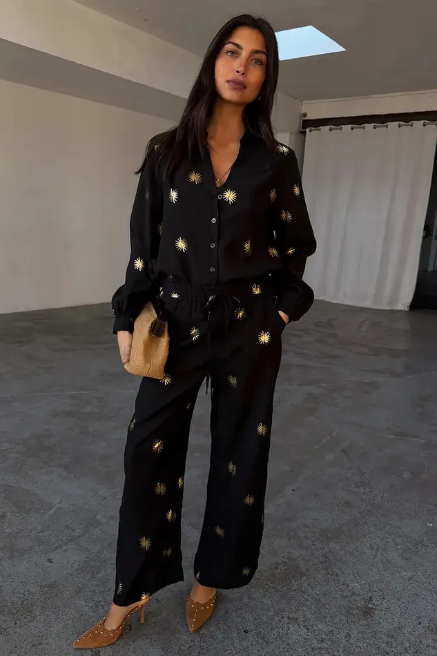 Never Fully Dressed Trousers and Shorts Gold Sun Elissa Trousers 8211 Women