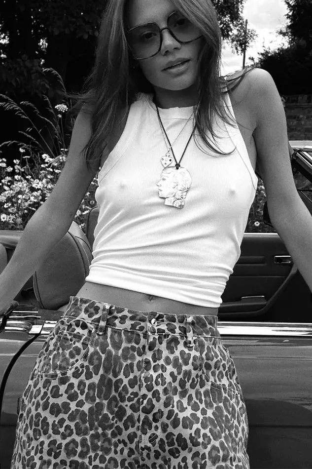 Never Fully Dressed Trousers and Shorts Leopard Lucia Scallop Pocket Long Shorts 8211 Women